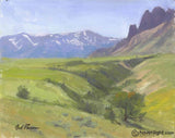 Montana Landscape 8 X 10 Original Painting