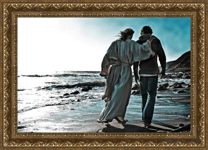 My Friend Open Edition Canvas / 30 X 20 Gold 35 3/4 25 Art