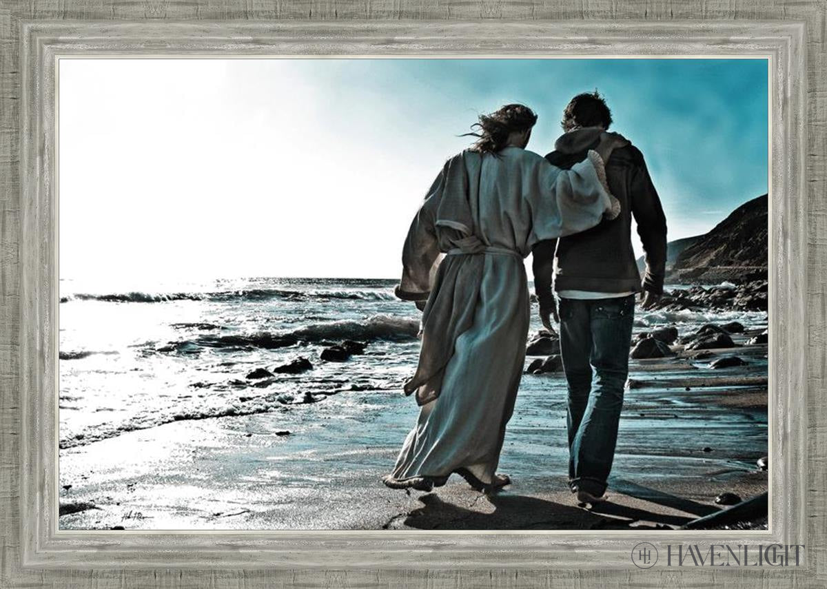 My Friend Open Edition Canvas / 30 X 20 Silver 34 3/4 24 Art