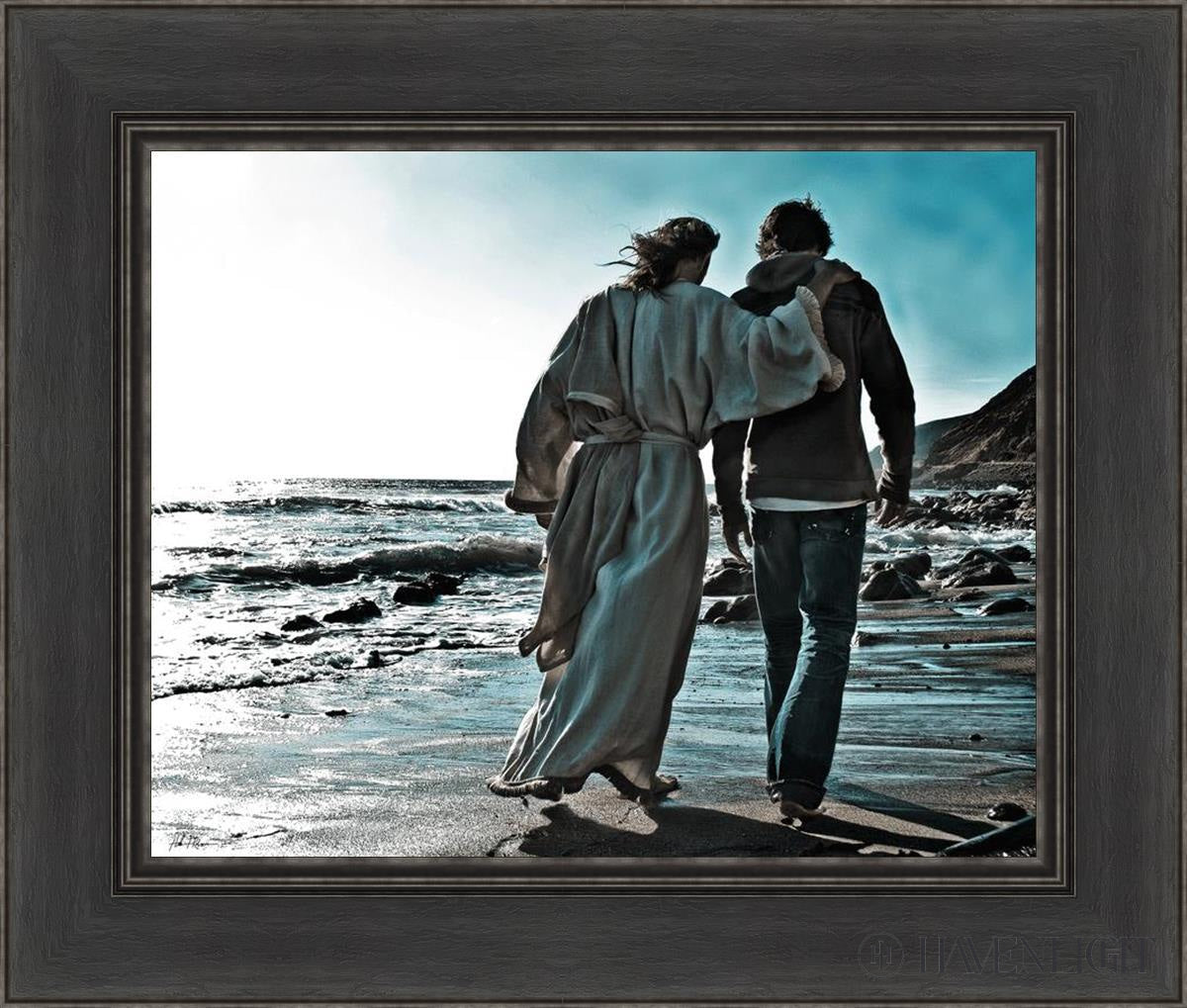 My Friend Open Edition Print / 20 X 16 Black 26 1/2 22 Art