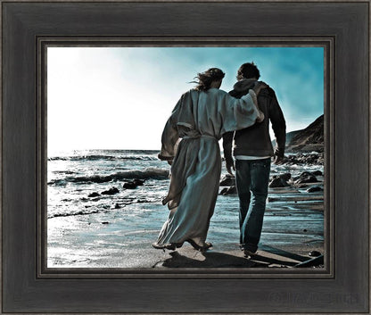 My Friend Open Edition Print / 20 X 16 Black 26 1/2 22 Art