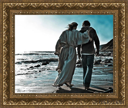 My Friend Open Edition Print / 20 X 16 Gold 25 3/4 21 Art