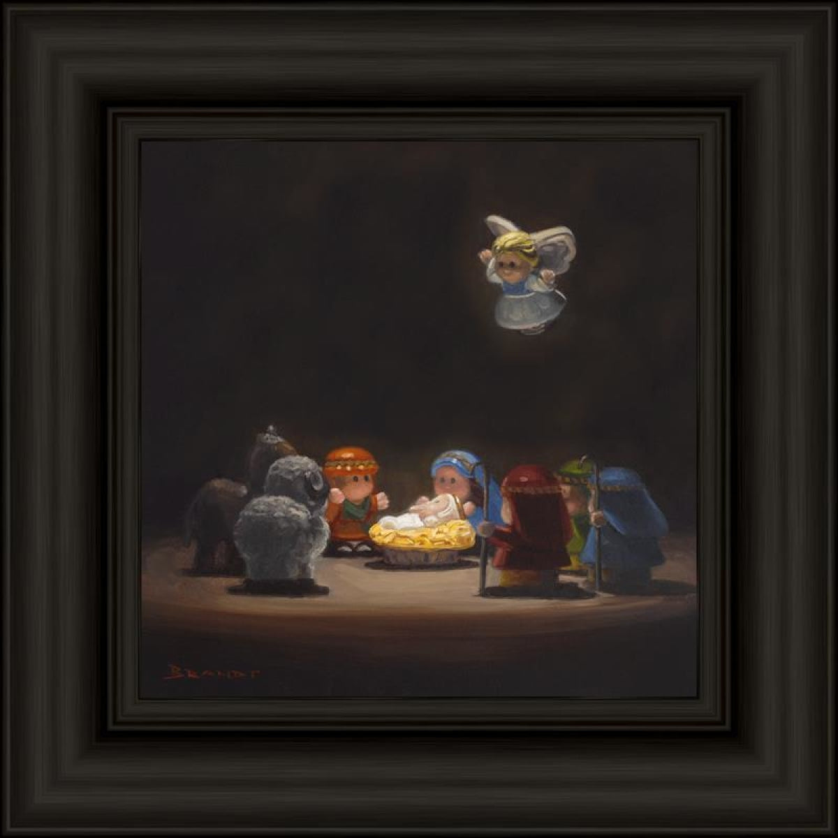 Nativity Open Edition Print / 12 X Frame A Art