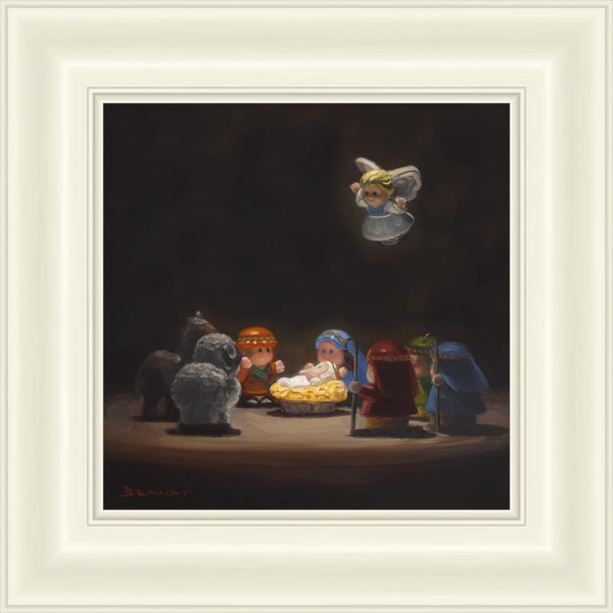 Nativity Open Edition Print / 12 X Frame W 17 3/4 Art