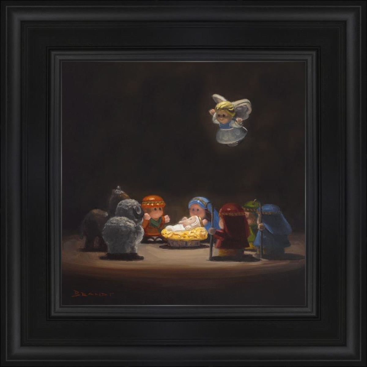Nativity Open Edition Print / 14 X Frame B 20 3/4 Art