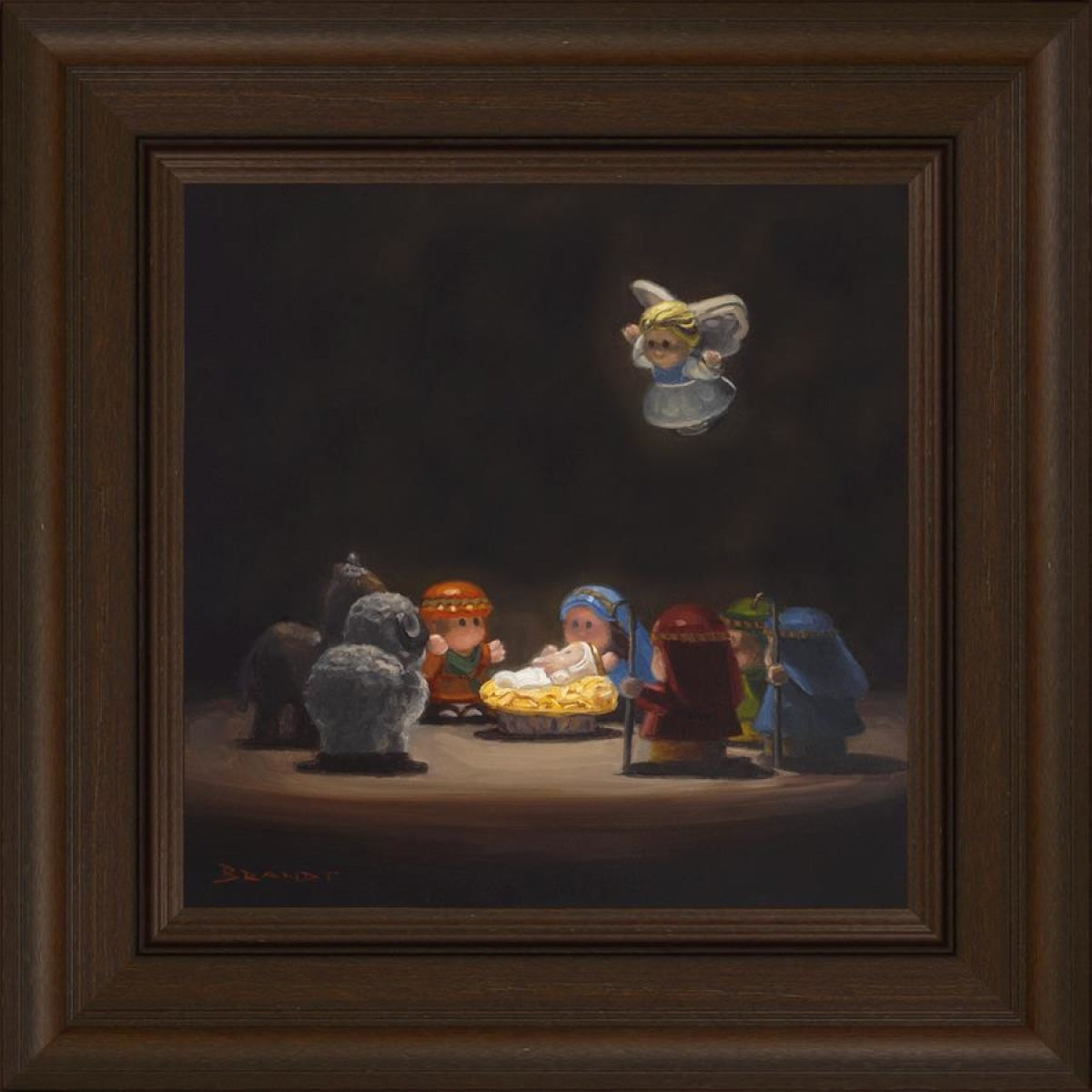 Nativity Open Edition Print / 14 X Frame C 20 3/4 Art
