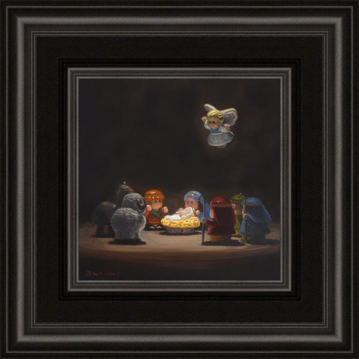 Nativity Open Edition Print / 6 X Frame B 10 1/4 Art