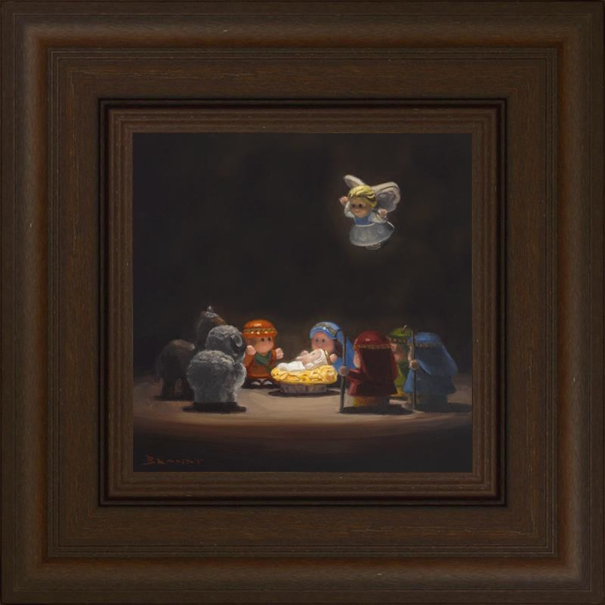 Nativity Open Edition Print / 6 X Frame C 10 1/4 Art