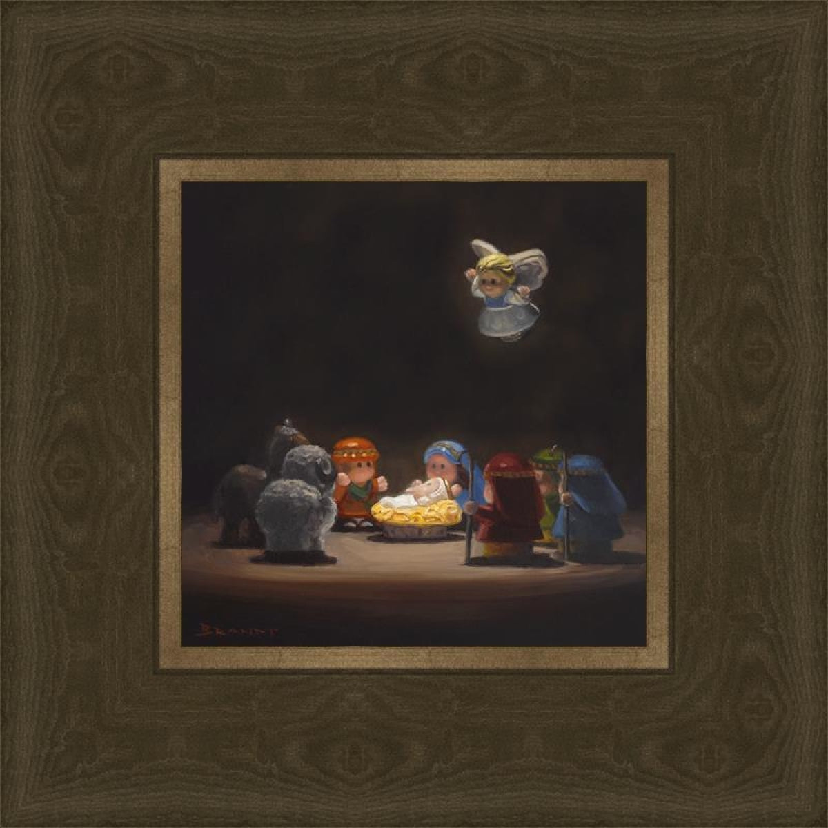 Nativity Open Edition Print / 6 X Frame G 10 1/4 Art