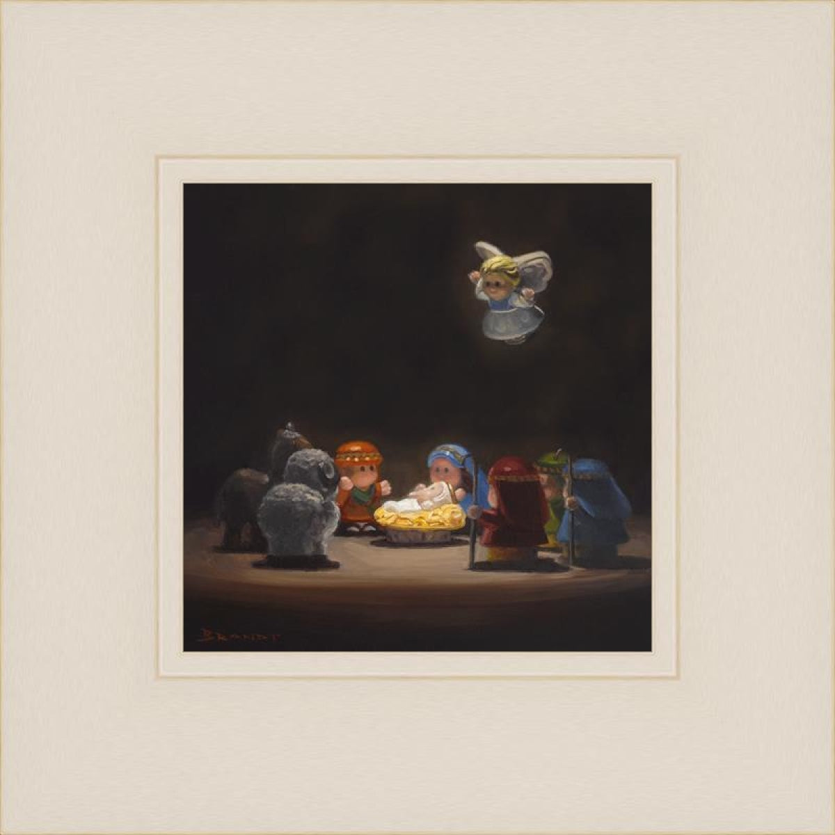Nativity Open Edition Print / 6 X Frame W 10 1/4 Art