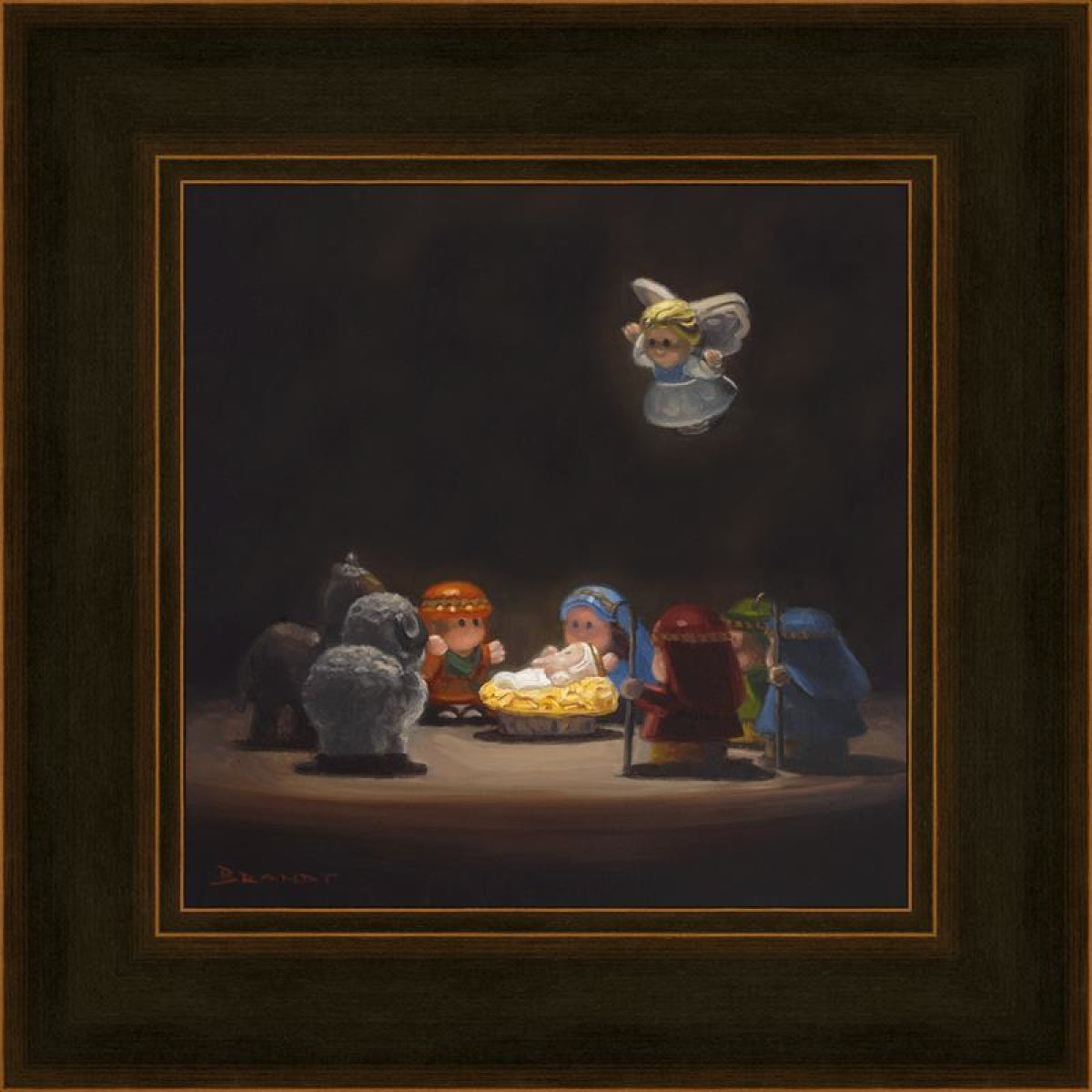 Nativity Open Edition Print / 9 X Frame A Art