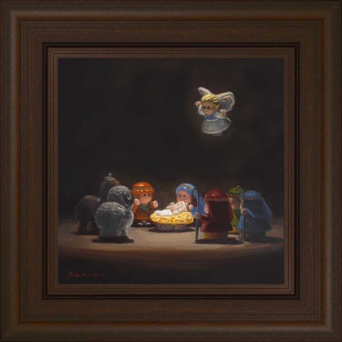 Nativity Open Edition Print / 9 X Frame D 13 Art