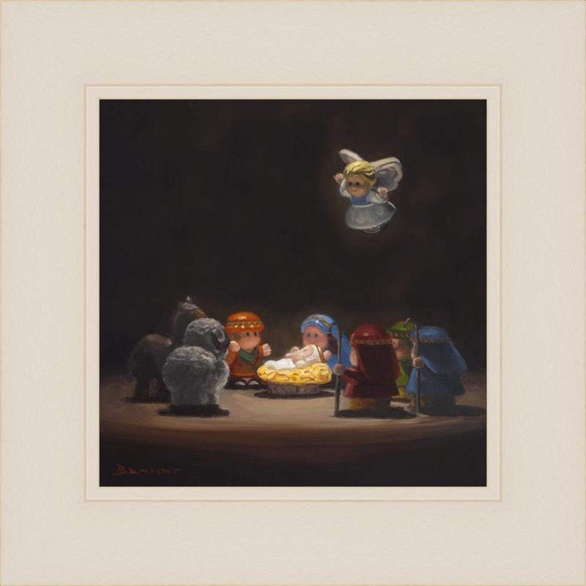 Nativity Open Edition Print / 9 X Frame L 13 Art