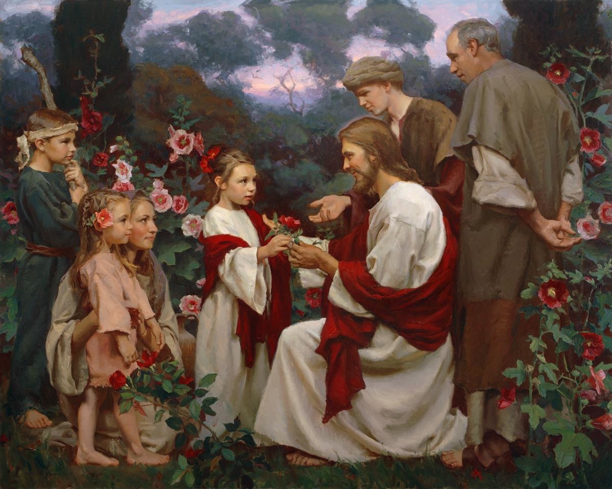 Of Such Is The Kingdom Of Heaven Open Edition Print / 10 X 8 Only Art