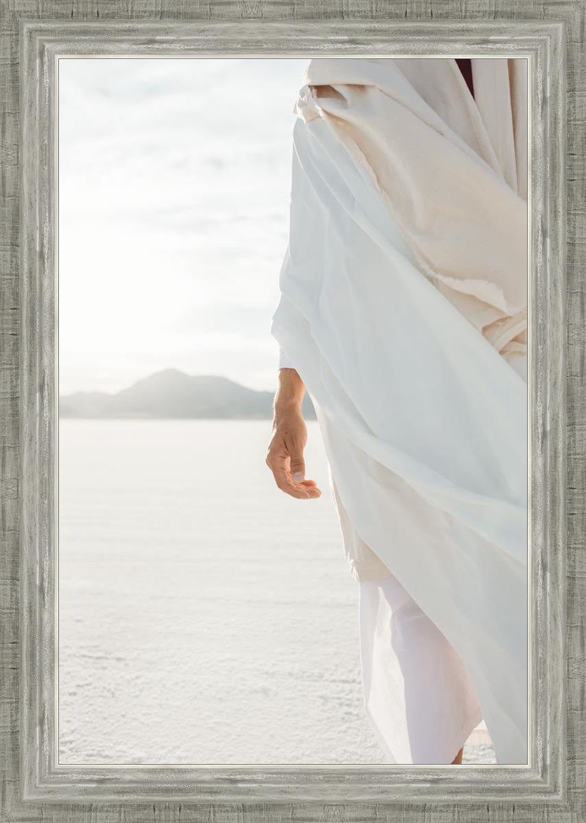 Peace Be Still Open Edition Canvas / 20 X 30 Silver 24 3/4 34 Art