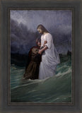 Peters Faith In Christ Open Edition Canvas / 20 X 30 Black 26 1/2 36 Art