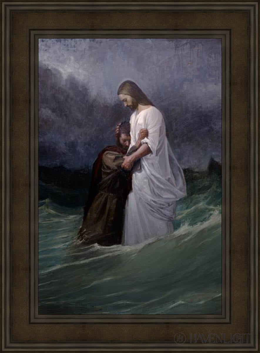 Peters Faith In Christ Open Edition Canvas / 24 X 36 Brown 33 3/4 45 Art