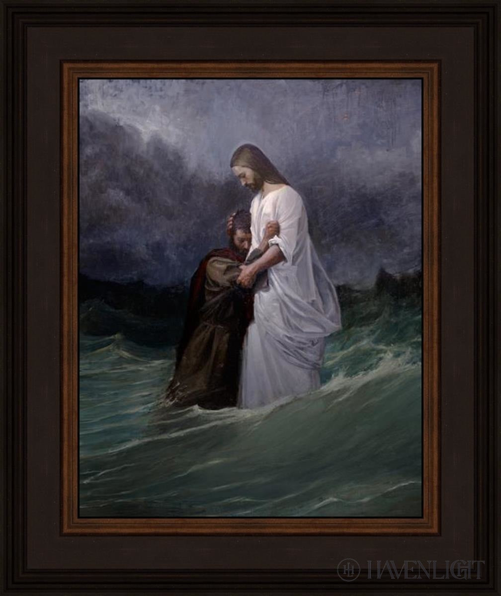 Peters Faith In Christ Open Edition Print / 11 X 14 Brown 15 3/4 18 Art