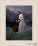 Peters Faith In Christ Open Edition Print / 11 X 14 White 15 1/4 18 Art