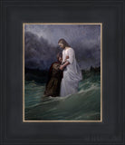 Peters Faith In Christ Open Edition Print / 8 X 10 Black 12 3/4 14 Art