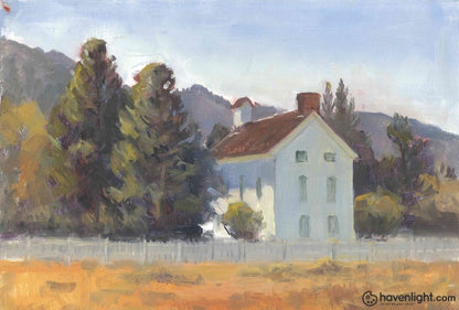 Pine Valley Chapel 11 X 14 Original Painting