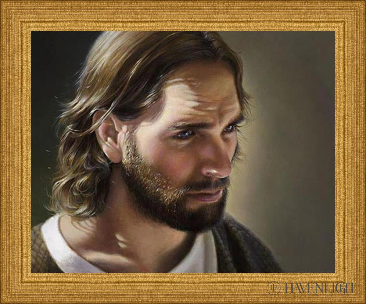 Prince Of Peace Open Edition Print / 10 X 8 Matte Gold 11 3/4 9 Art