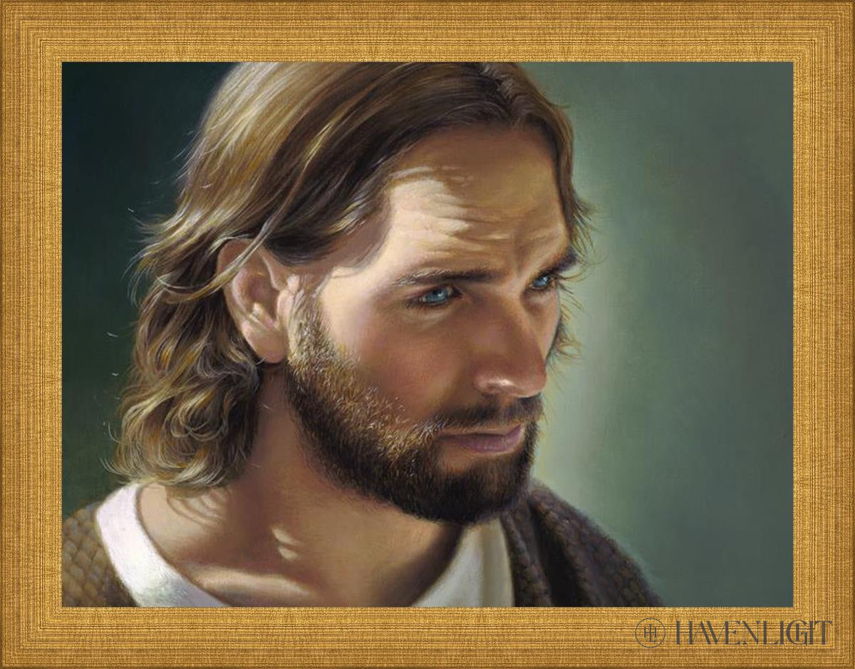 Prince Of Peace Open Edition Print / 12 X 9 Matte Gold 13 3/4 10 Art