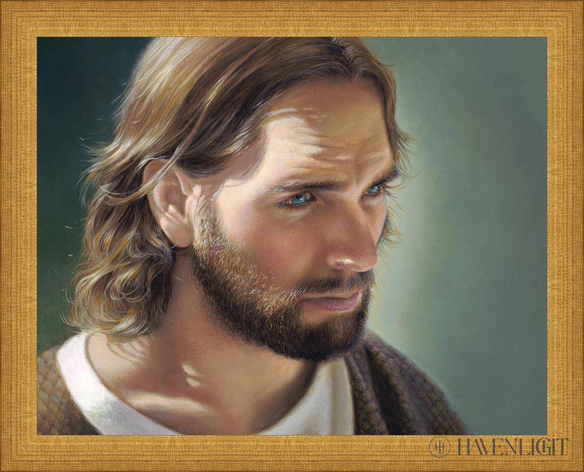 Prince Of Peace Open Edition Print / 14 X 11 Matte Gold 15 3/4 12 Art