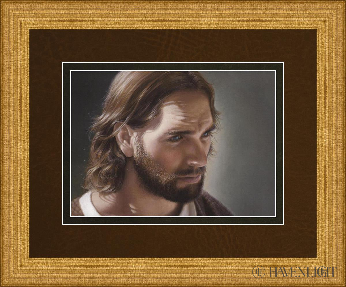 Prince Of Peace Open Edition Print / 7 X 5 Matte Gold 11 3/4 9 Art
