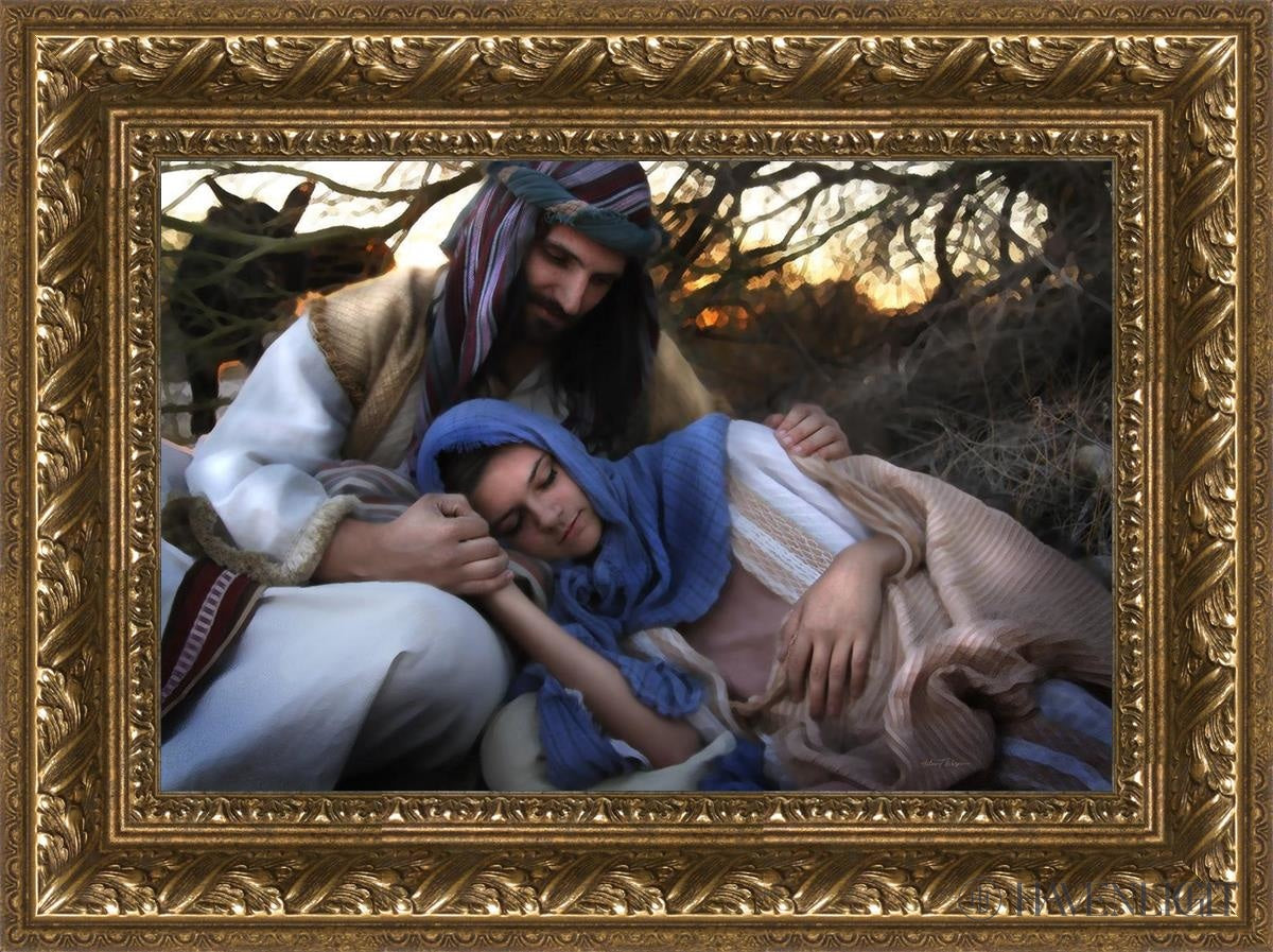 Protect Open Edition Canvas / 18 X 12 Gold 23 3/4 17 Art