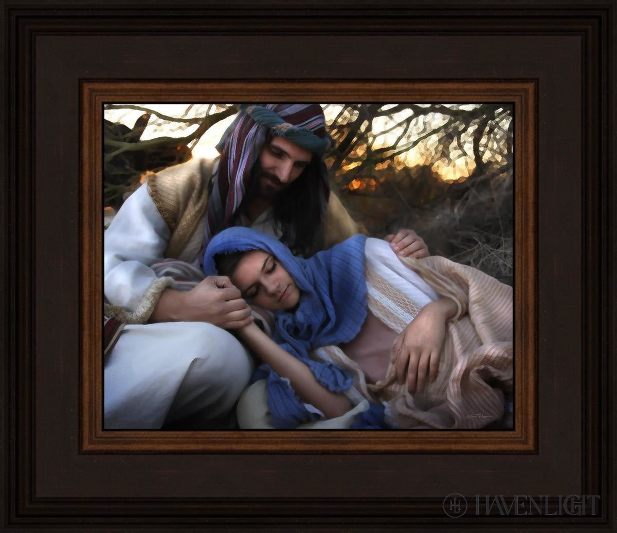 Protect Open Edition Print / 10 X 8 Brown 14 3/4 12 Art