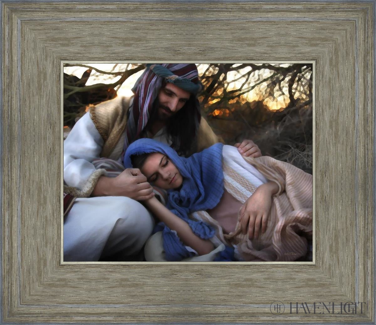 Protect Open Edition Print / 10 X 8 Gray 14 3/4 12 Art