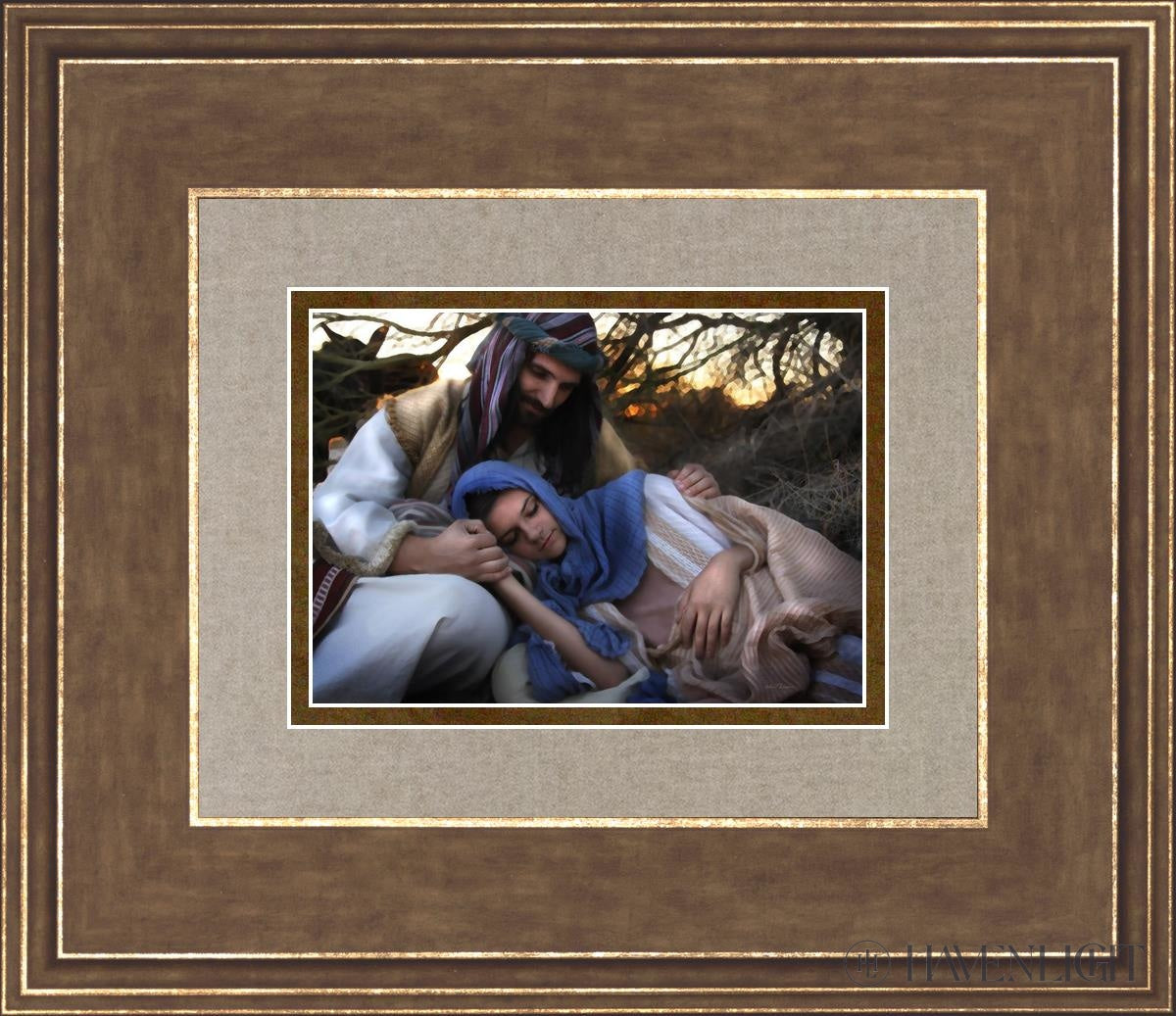 Protect Open Edition Print / 7 X 5 Gold 14 3/4 12 Art