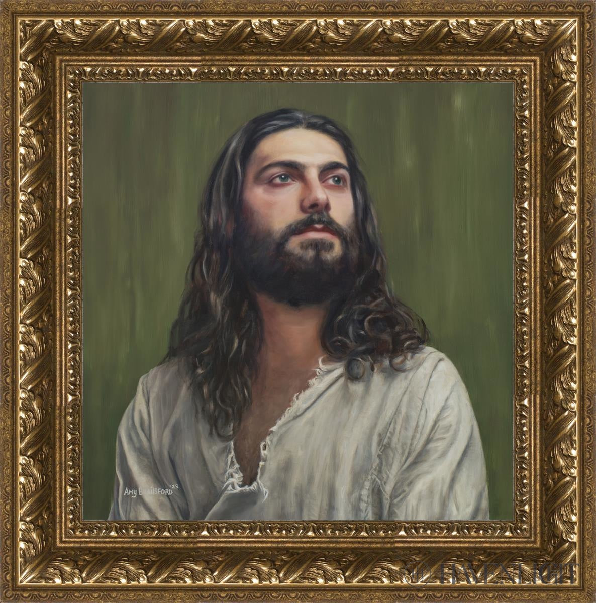 Redeemer Of The World Open Edition Canvas / 15 3/4 X 16 Gold 21 1/2 Art