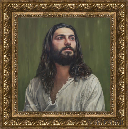 Redeemer Of The World Open Edition Canvas / 15 3/4 X 16 Gold 21 1/2 Art