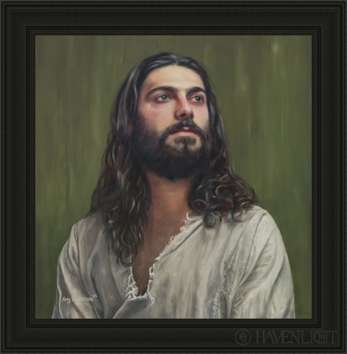 Redeemer Of The World Open Edition Canvas / 31 1/2 X 32 1/4 Black 39 40 Art