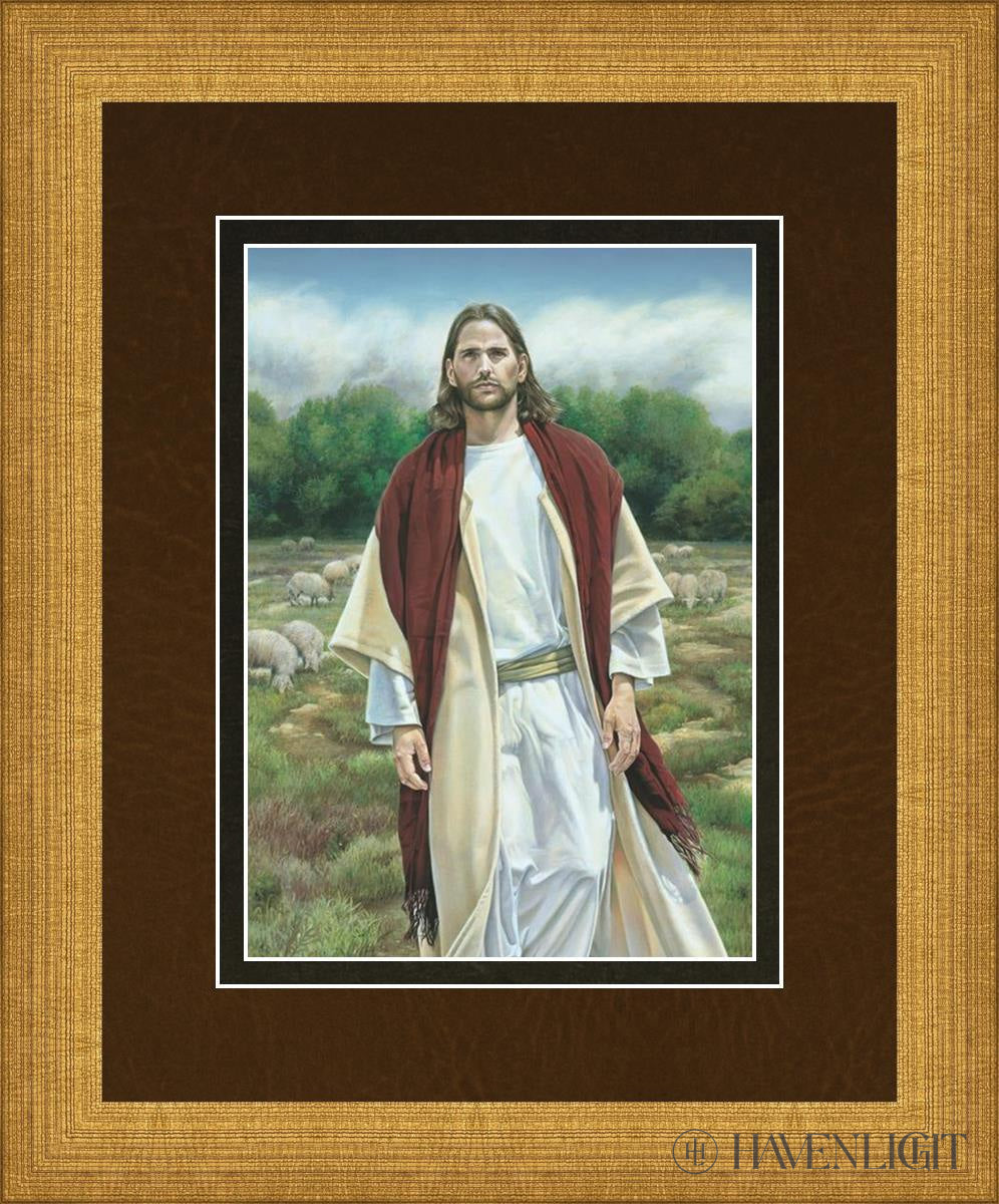 Seeking The One Open Edition Print / 5 X 7 Matte Gold 9 3/4 11 Art