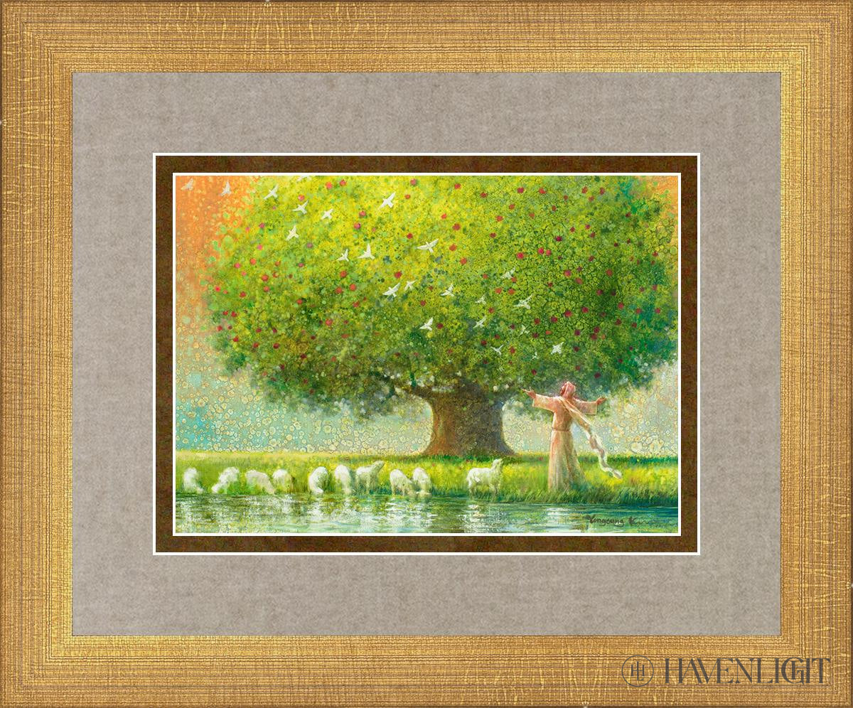 Show Me Your Glory Open Edition Print / 7 X 5 Matte Gold 11 3/4 9 Art