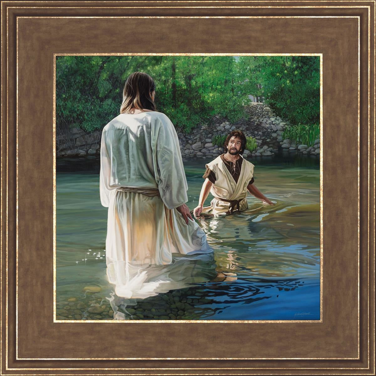 Sign Of The Dove Open Edition Print / 12 X Gold 16 3/4 Art