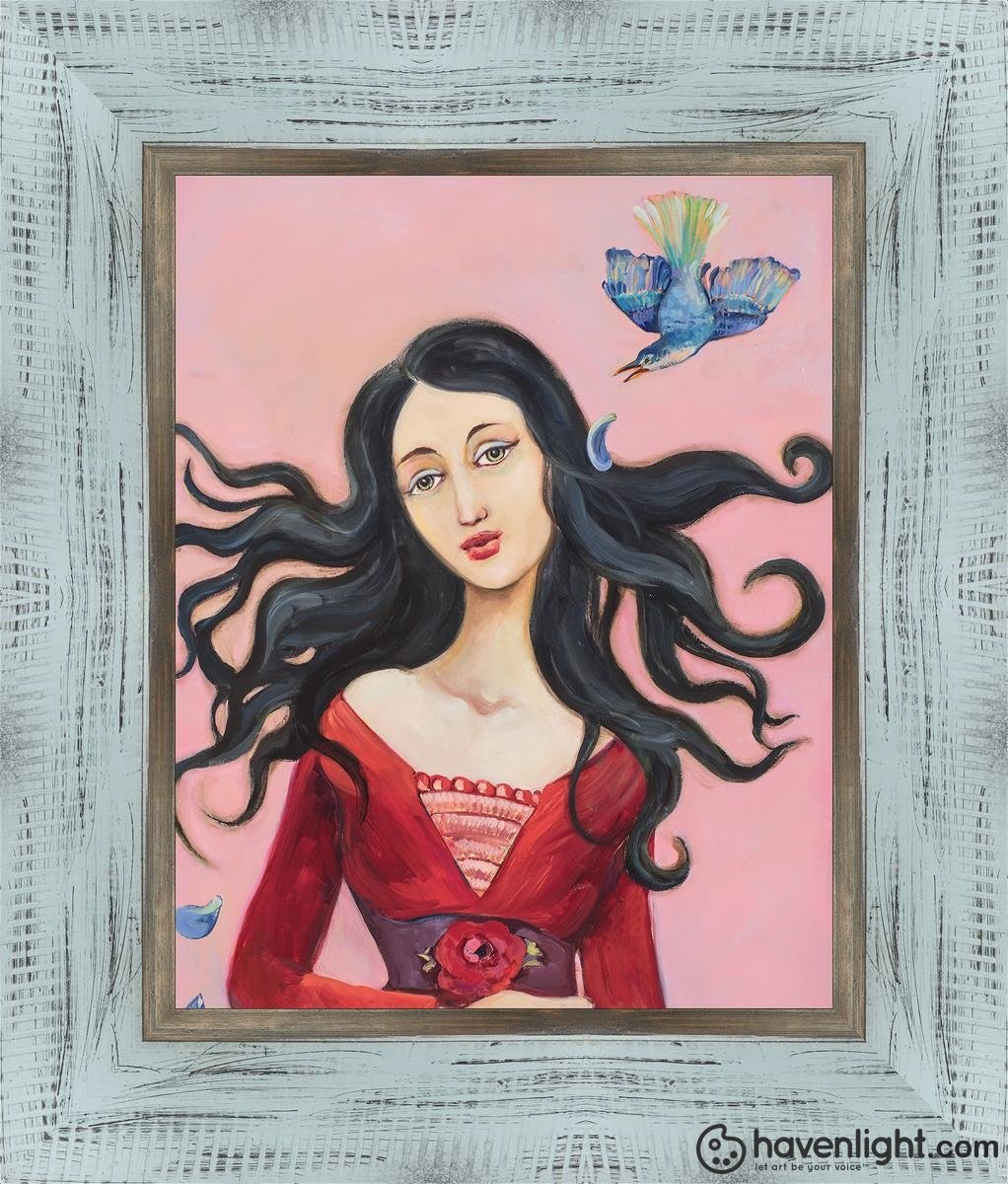 Simone Open Edition Print / 8 X 10 Frame L 11.5 13.5 Oep