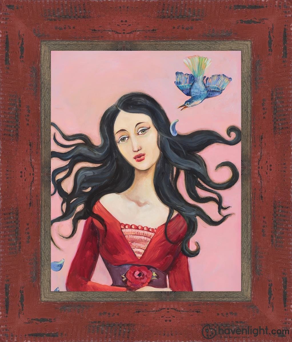 Simone Open Edition Print / 8 X 10 Frame R 11.5 13.5 Oep