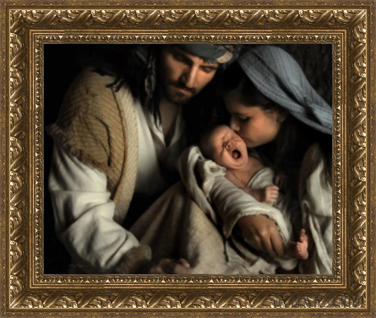 Son Of Man Open Edition Print / 20 X 16 Gold 25 3/4 21 Art