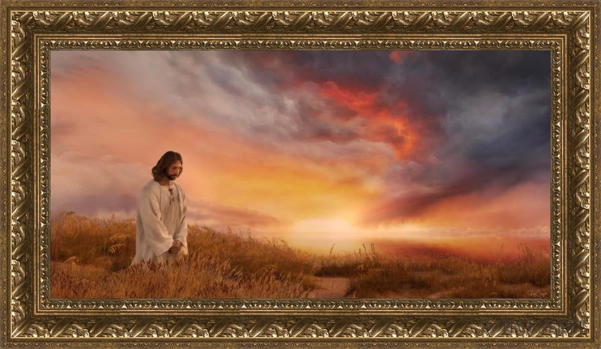 Stay With Me Open Edition Canvas / 30 X 15 Gold 35 3/4 20 Art