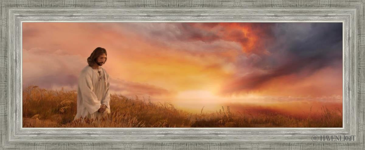 Stay With Me Open Edition Canvas / 36 X 12 Silver 40 3/4 16 Art