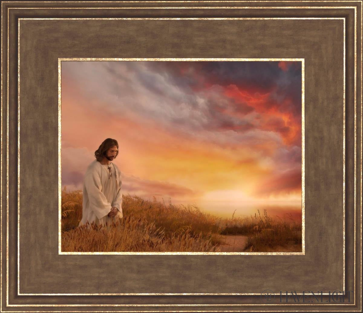 Stay With Me Open Edition Print / 10 X 8 Gold 14 3/4 12 Art