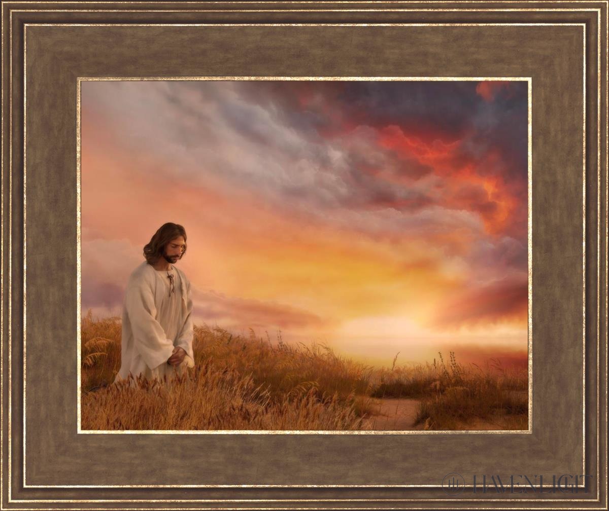 Stay With Me Open Edition Print / 14 X 11 Gold 18 3/4 15 Art