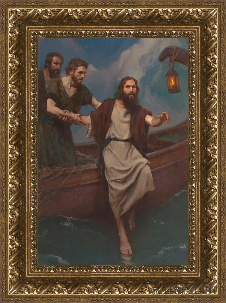 Step Of Faith Open Edition Canvas / 12 X 18 Gold 17 3/4 23 Art