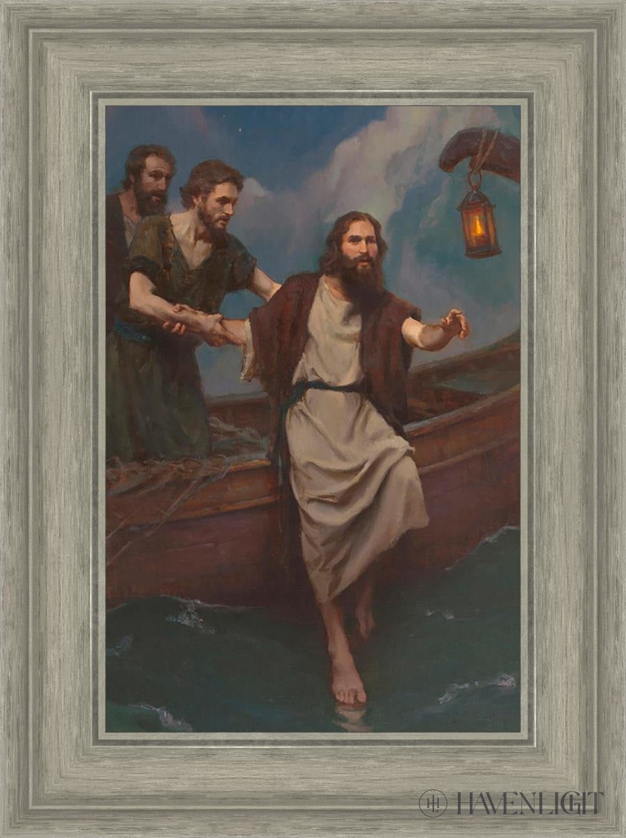 Step Of Faith Open Edition Canvas / 12 X 18 Gray 17 3/4 23 Art