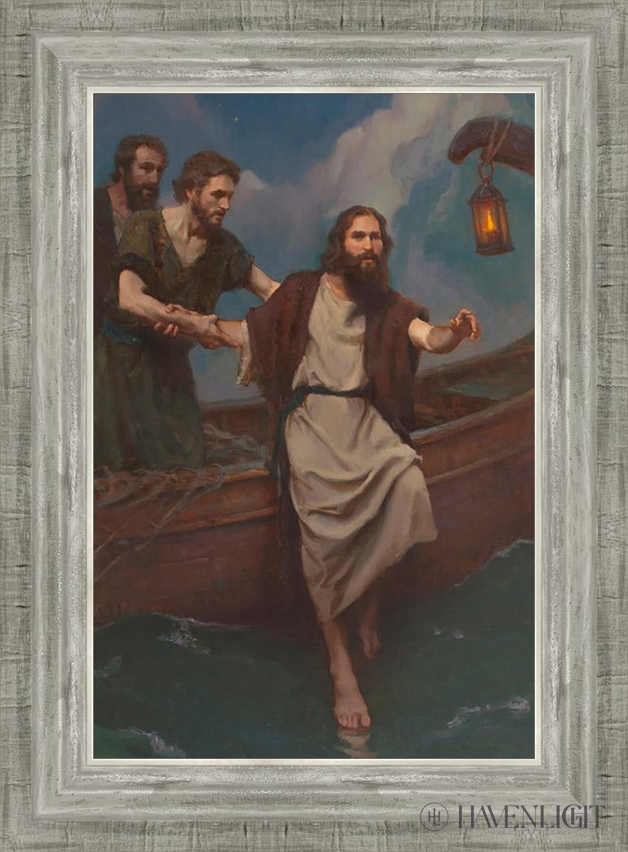 Step Of Faith Open Edition Canvas / 12 X 18 Silver 16 3/4 22 Art