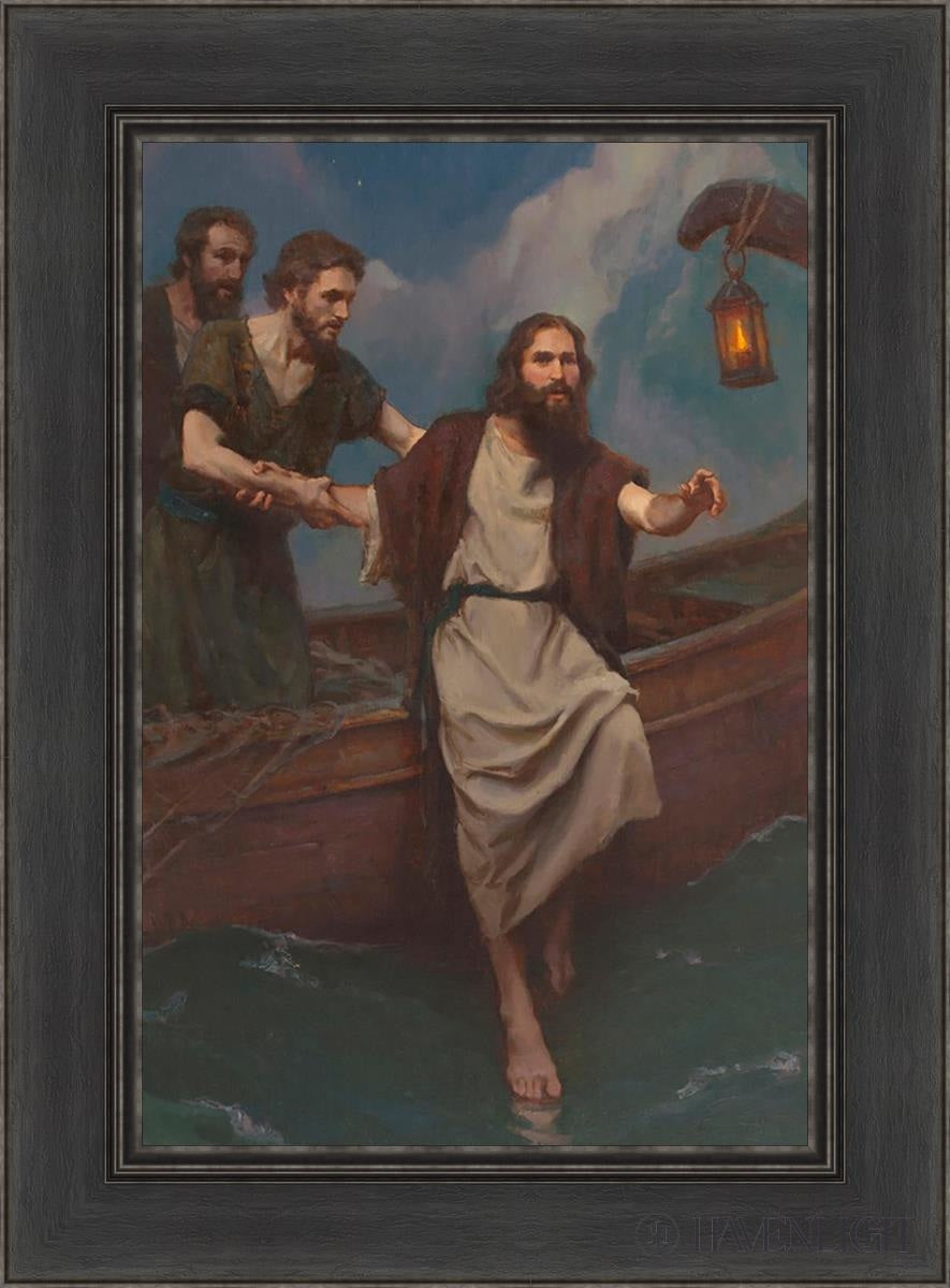 Step Of Faith Open Edition Canvas / 16 X 24 Black 22 1/2 30 Art